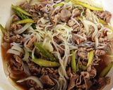 牛薄切り肉のスタミナ炒め煮♪野菜と共に♪作り方9写真