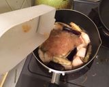 コンビニのサラダチキンとナスのみぞれ炒め作り方7写真