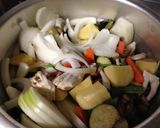 季節の野菜とトマトのとろける酒粕スープ作り方4写真