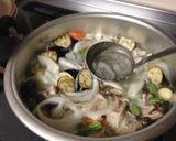 季節の野菜とトマトのとろける酒粕スープ作り方5写真