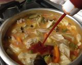 季節の野菜とトマトのとろける酒粕スープ作り方11写真