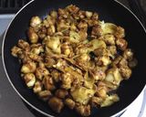 鶏ひざ軟骨クレイジージンジャーカレー炒め作り方7写真