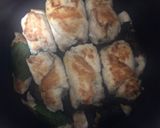 梅と大葉のチキン巻き作り方4写真