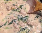 絶品！和風味噌クリームソースの蕎麦パスタ作り方4写真