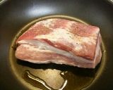 豚肉のロースト ブルーチーズソース作り方1写真