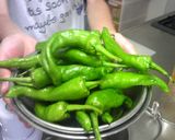万願寺唐辛子の炊いたん作り方1写真