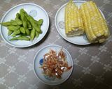 ウイニーととうもろこしのかき揚げ作り方1写真