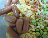 ウイニーととうもろこしのかき揚げ作り方3写真