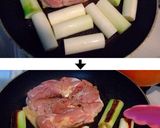 超こんがり♡ネギと鶏モモのトマトスープ！作り方4写真