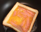朝ごはん＊ハムエッグトースト＊作り方4写真