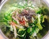 塩こんぶでみょうがのさっぱりサラダ作り方1写真