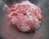 豚小間切肉と茄子の豚茄子丼作り方7写真