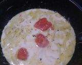 豆乳の明太子クリームパスタ作り方4写真
