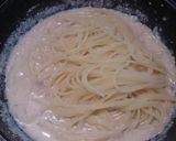 豆乳の明太子クリームパスタ作り方5写真
