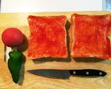 ランチプレートに☆簡単ピザトースト作り方1写真