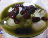 寒天＆塩白玉の冷製抹茶作り方8写真