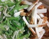 小松菜で同時に肉巻き、和え物しちゃいます作り方7写真