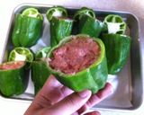 丸ごとピーマンの肉詰めトマト煮作り方3写真