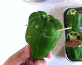 丸ごとピーマンの肉詰めトマト煮作り方4写真