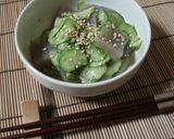 こんにゃくときゅうりの酢味噌あえ作り方3写真