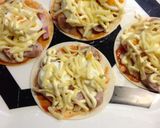 簡単★ランチに♫親子で作ろう!ミニピザ作り方3写真