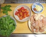 夏のバジルチキンライス作り方1写真