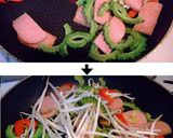 ガツン！ゴーヤのニンニク塩焼きそば！　　作り方4写真