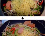 ガツン！ゴーヤのニンニク塩焼きそば！　　作り方5写真