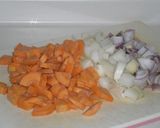 ☆こくまろ黒豆カレー☆作り方1写真