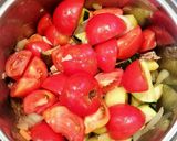 簡単☆夏野菜のトマトカレー作り方3写真