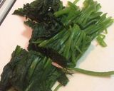 簡単ーほうれん草ナムル!作り方1写真