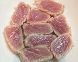 トロマグロと桃のフレンチサラダ作り方5写真