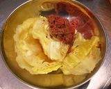 節約簡単パパの丸ごとコーンビーフキャベツ作り方14写真