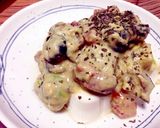 豆腐の茄子とアボカドサーモン作り方5写真