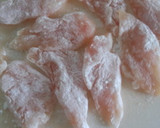 鶏ささみと蒸し茄子の柚子胡椒だれ作り方3写真