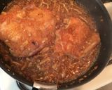 簡単！鳥もも肉のオニオンきのこソース煮作り方6写真
