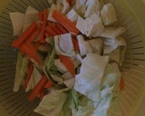 残り野菜と生揚げの炒め作り方1写真
