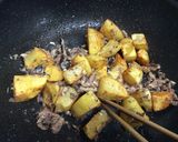 マカオの食堂の味！ポテトサーディン作り方3写真