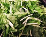 水菜大量消費に！水菜と豚肉の蒸し煮作り方4写真
