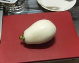 カレー風味。白ナスのフライ作り方1写真