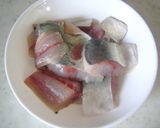 アジとみょうがの香り炒め作り方1写真