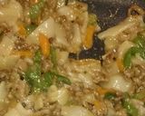 きしめんの甘味噌炒め作り方8写真