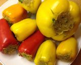 インドのピーマンのスパイシーポテト詰め作り方15写真