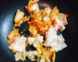 パスタをガッツリ中華系に！豚キムパスタ作り方1写真