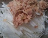 材料3つ♪調味料3つ♪梅味の大根サラダ作り方2写真