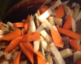 繊維たっぷり 簡単 根野菜のきんぴら作り方3写真