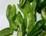 ししとうとベーコンのごま和え作り方1写真
