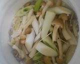 本つゆで豚小間肉きのこ丼作り方5写真