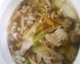 本つゆで豚小間肉きのこ丼作り方6写真