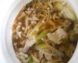 本つゆで豚小間肉きのこ丼作り方7写真